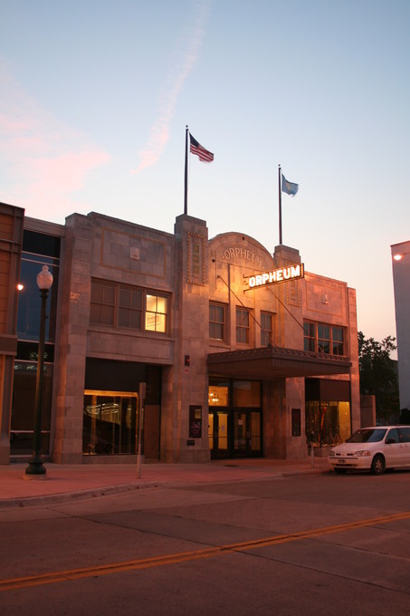 The 688 seat Orpheum Theater that was built in 1913.