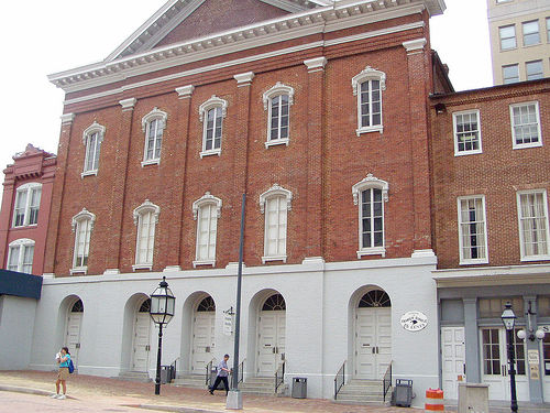 In 1861 theatre manager John T. Ford leased out the abandoned First Baptist Church on Tenth Street to create Ford`s Theatre.