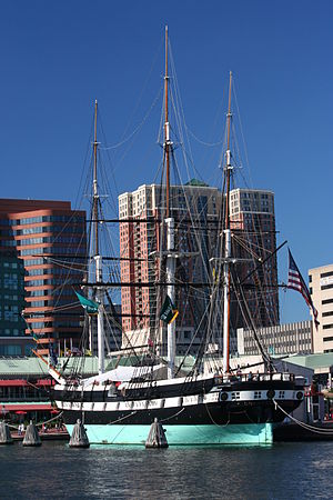 USS Constellation, constructed in 1854, is a sloop-of-war and the second United States Navy ship to carry the name. According to the US Naval Registry the original frigate was disassembled on 25 June 1853 in Gosport Navy Yard in Norfolk, Virginia.