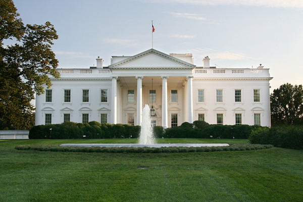 The presidential mansion was designed by James Hoban and personally approved by George Washington. The mansion would be situated on the angled Pennsylvania Avenue at the 1600 block, down the street from the Capitol building.