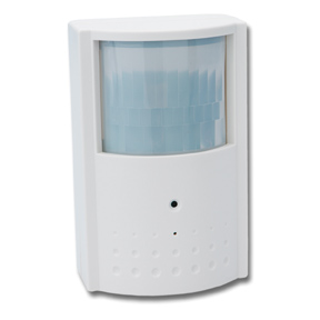 A motion sensor will pick up any kind of movement  that passes in front of the sensor by sending out an  IR beam. 