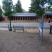 A shot of the dorm rooms from across the street.