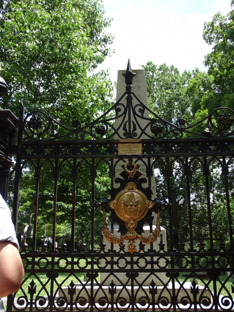 Photos from the last resting place of the third President of the United State of America.