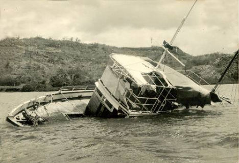 MV Joyita was a merchant vessel from which 25 passengers and crew mysteriously disappeared in the South Pacific in 1955. It was found adrift in the South Pacific without its crew on board. The ship was in very poor condition, including corroded pipes and a radio which, while functional, only had a range of about 2 miles due to faulty wiring. Despite this, the extreme buoyancy of the ship made sinking nearly impossible. Investigators were puzzled as to why the crew did not remain on board and wait for help.