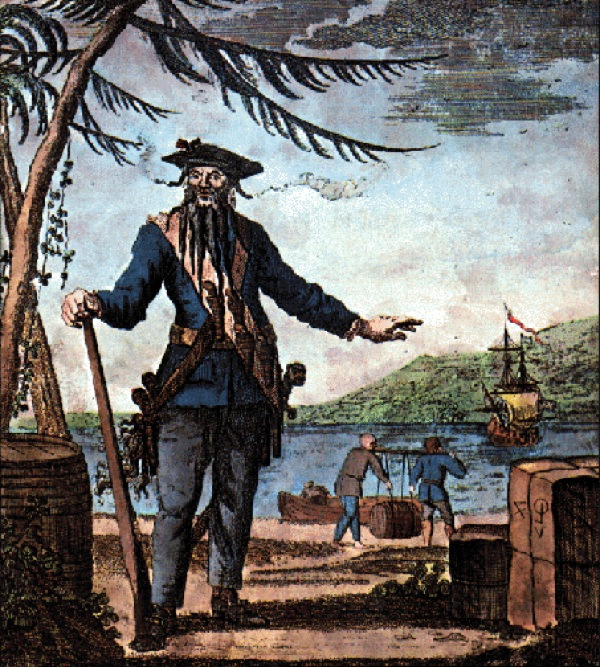 The story about Blackbeard's Treasure