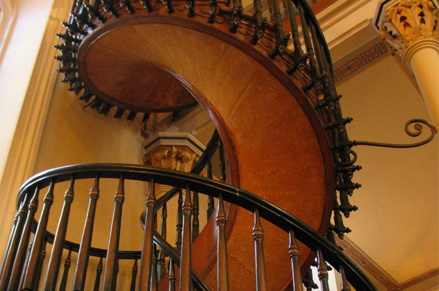 The mysterious carpenters of the Loretto Chapel Staircase.