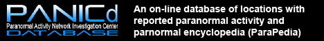 Paranormal Activity Network Investigation Center Database (PANICd.com)