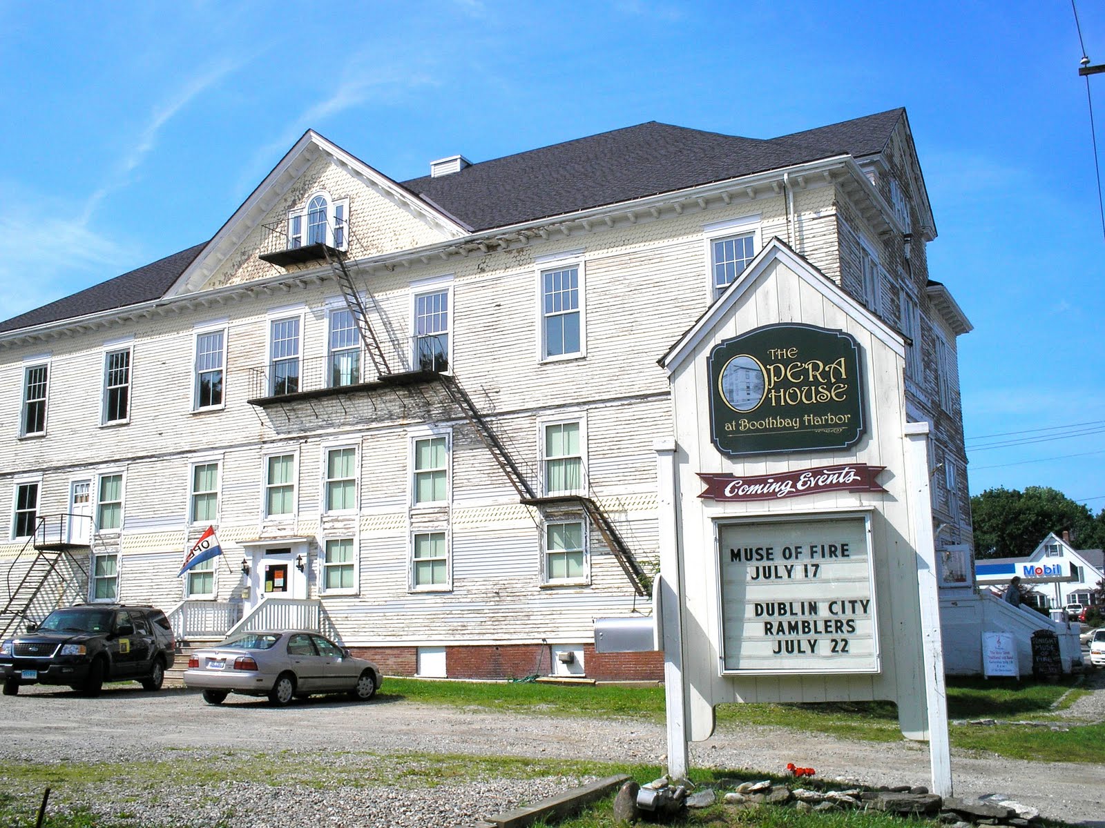 For generations the historic 1894 Opera House in Boothbay Harbor, Maine stage has played host to actors and musicians from around the state and around the globe.