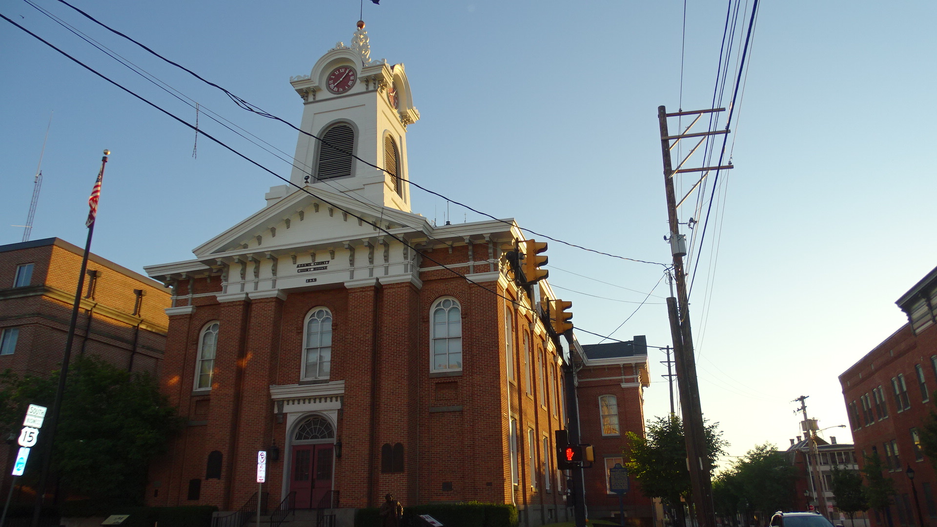 Adams County Courthouse Gettysburg paranormal