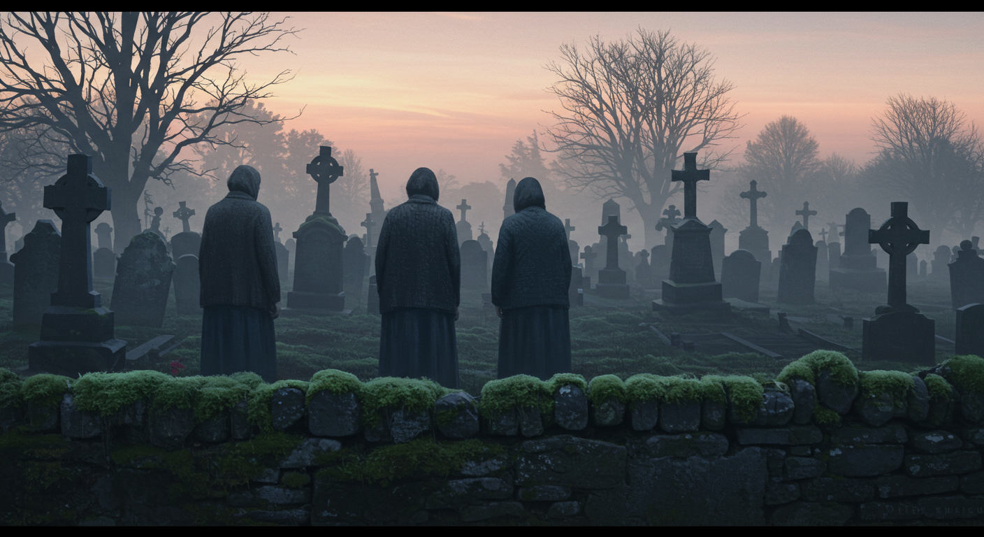 The ‘grandmas’ in the cemetery