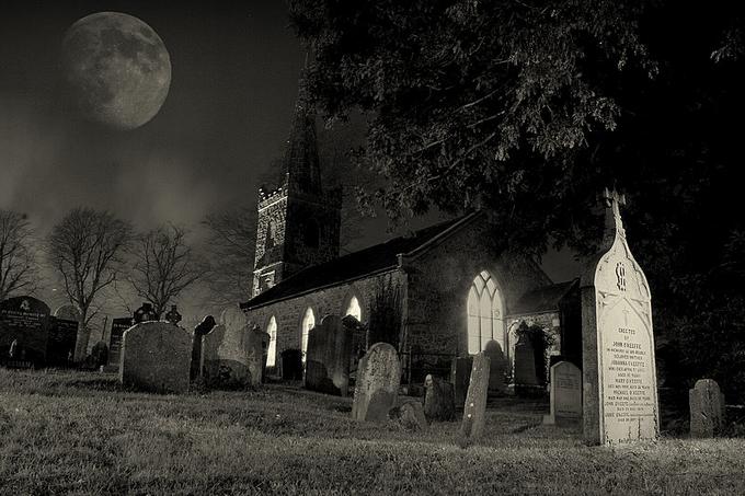 Christmas Church Ghost