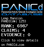 Official PANICd.com - Paranormal Database Information